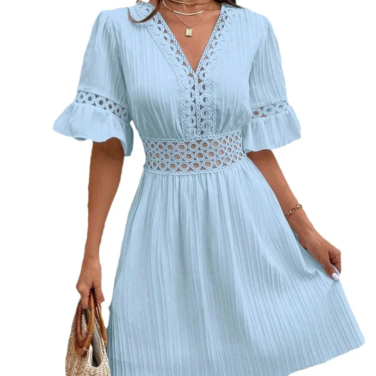 Women's Dress White Beach Dress