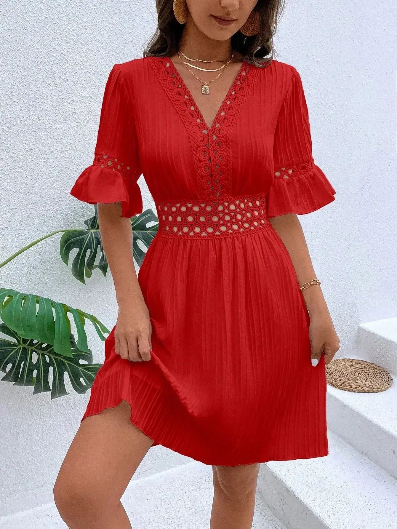 Women's Dress White Beach Dress