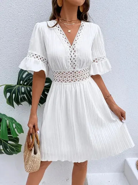 Women's Dress White Beach Dress