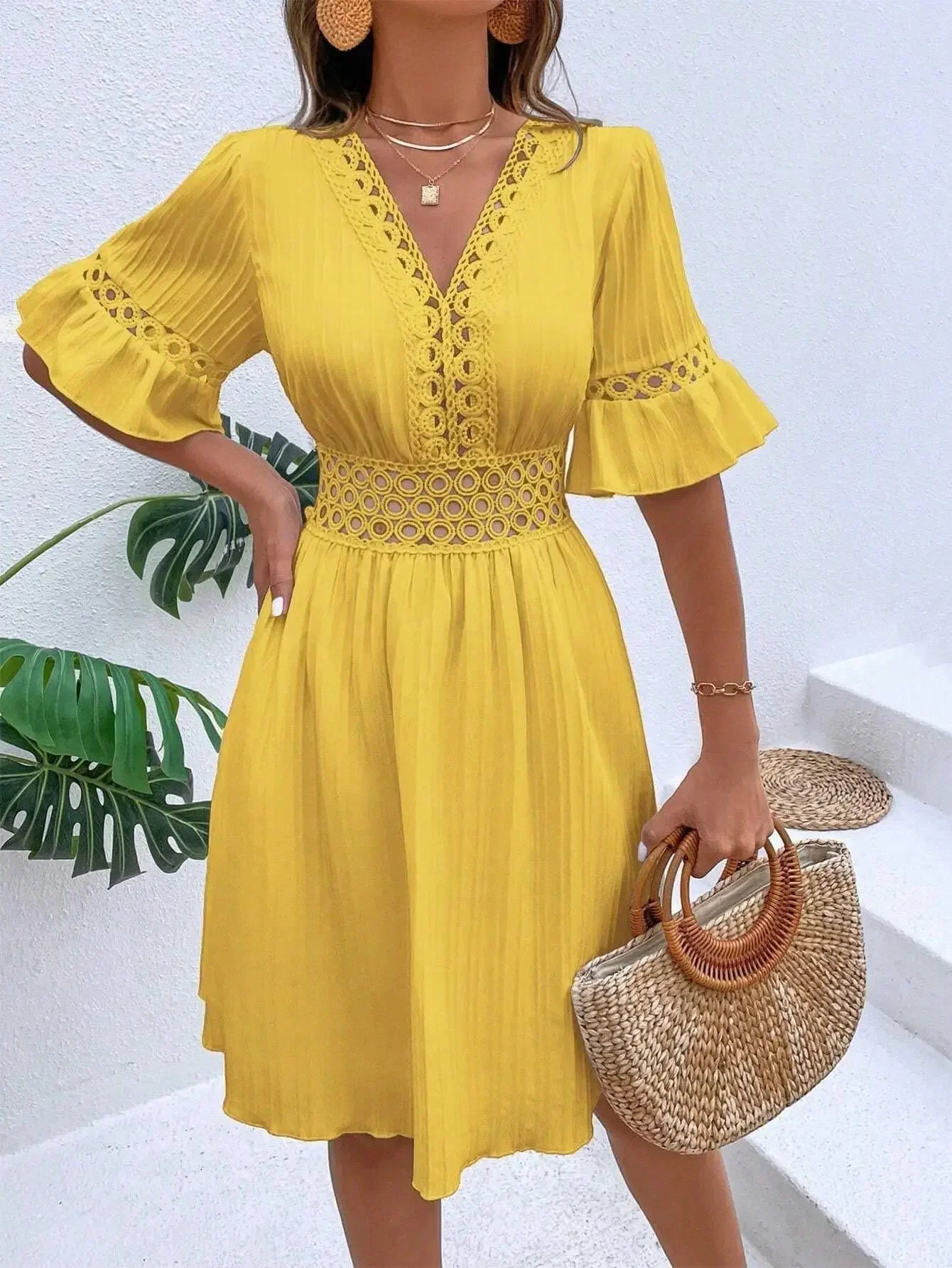 Women's Dress White Beach Dress