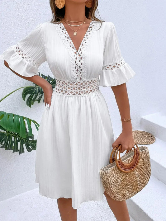 Women's Dress White Beach Dress
