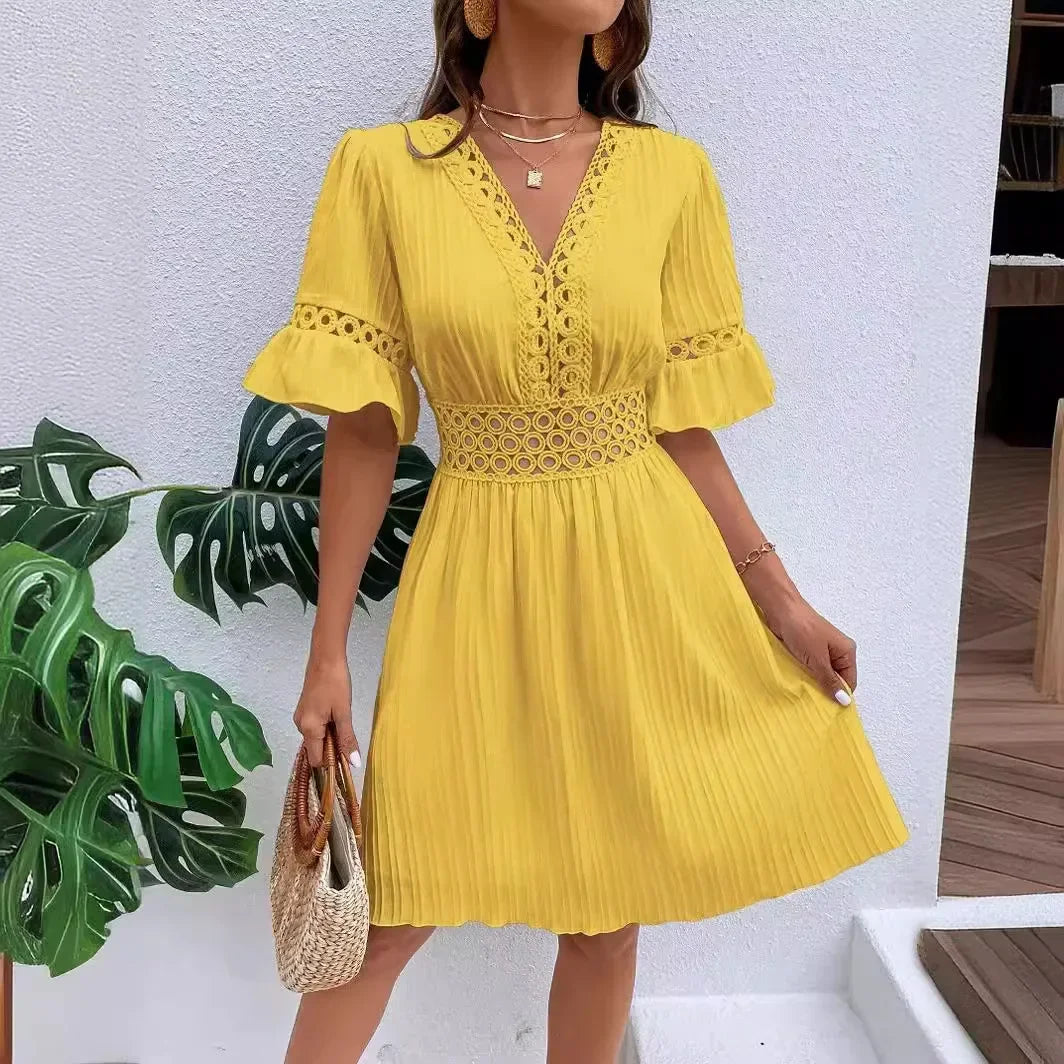 Women's Dress White Beach Dress