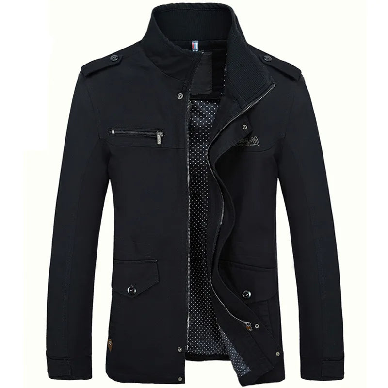 Men's Oversized Male Outerwear Pure Cotton Casual Jackets Coat Men Clothing