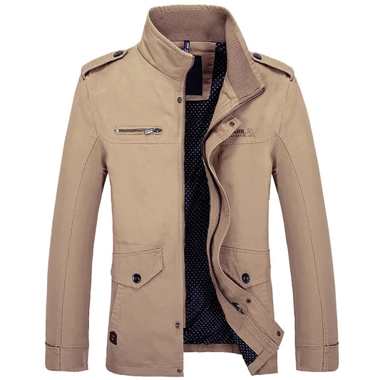 Men's Oversized Male Outerwear Pure Cotton Casual Jackets Coat Men Clothing
