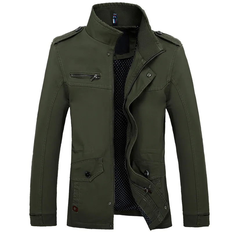 Men's Oversized Male Outerwear Pure Cotton Casual Jackets Coat Men Clothing